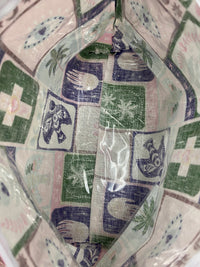 Linen Cosmetic Bag Large - Celestial Dreams