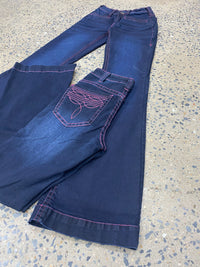Cowgirl Tuff Jeans - Pink BootStitch