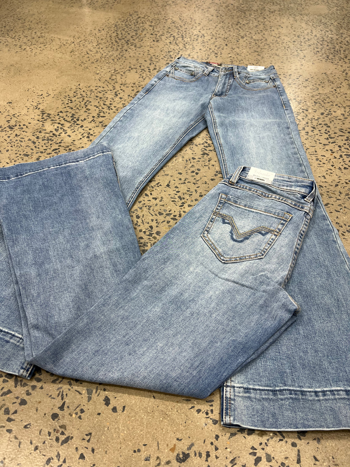 Rock & Roll Cowgirl Jeans -  BW5MD09089 - Vintage Mid Rise Trouser