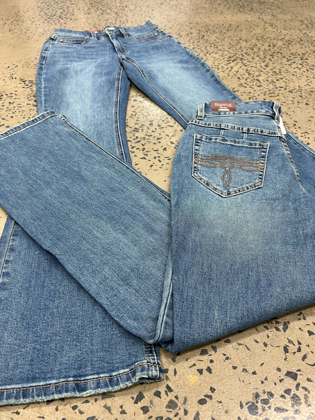 Rock & Roll Cowgirl Jeans - BW4HD09084 - Double Coin Pocket High Rise Bootcut