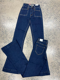 Rock & Roll Cowgirl Jeans - BW5HD09090 - Carpenter Pocket High Rise Trouser