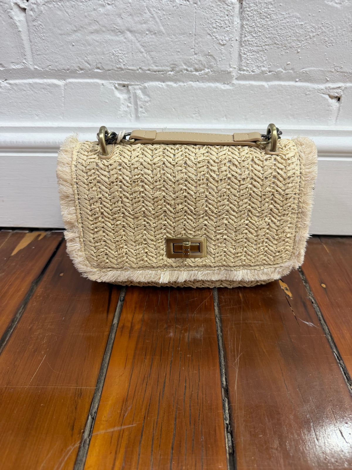 Raffia Tote - Cream