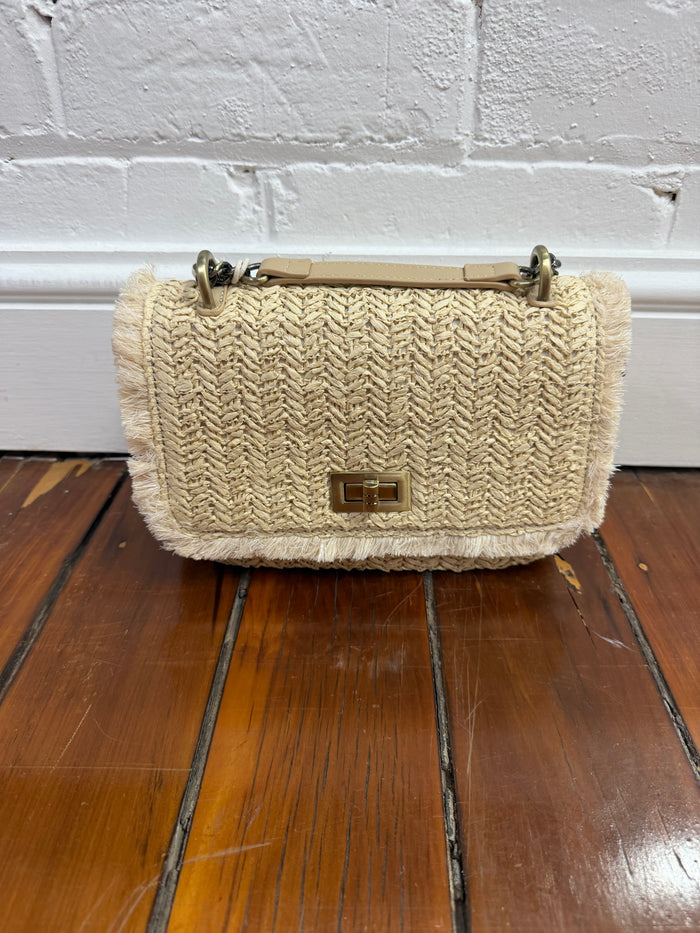 Raffia Tote - Cream