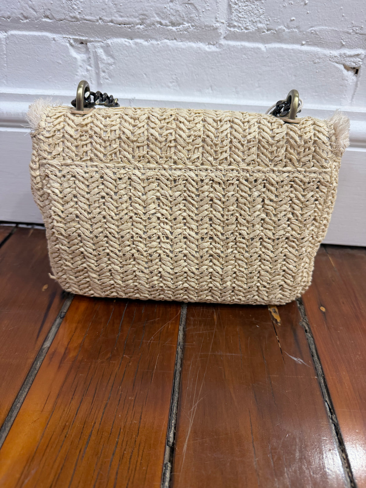 Raffia Tote - Cream