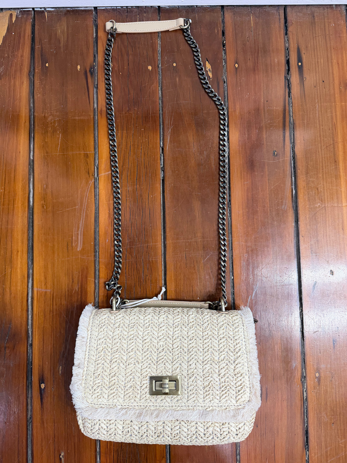 Raffia Tote - Cream