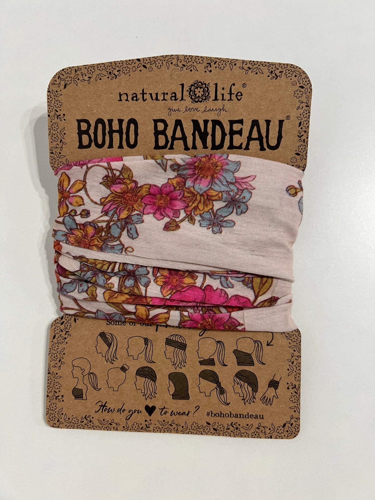 Boho Bandeau - Ivory English Garden