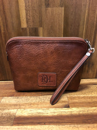 Red Dirt Hat Co Cosmetic Pouch - Blue Southwestern