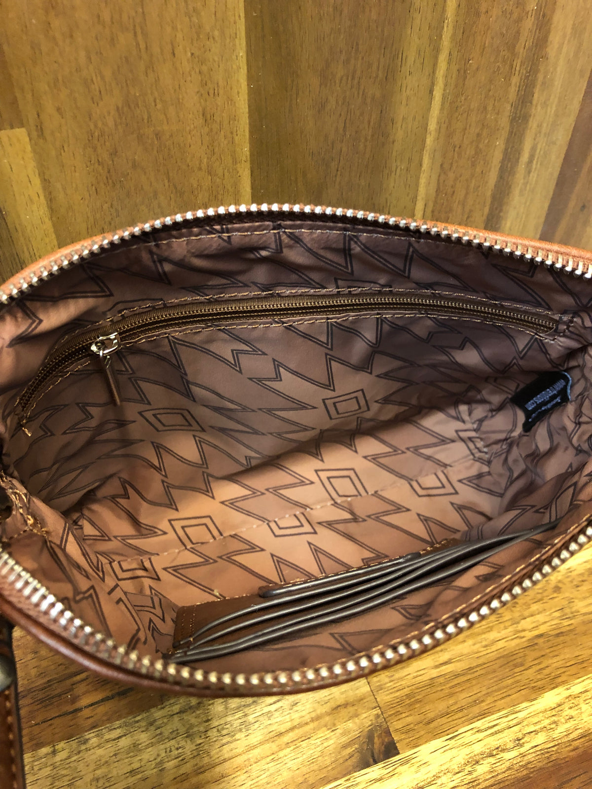 Red Dirt Hat Co Cosmetic Pouch - Blue Southwestern