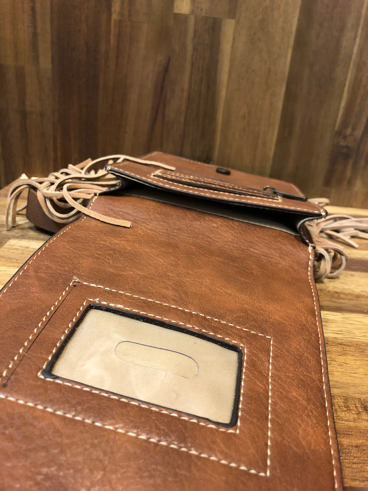 Catchfly Shoulder Pouch - Tan With Aztec
