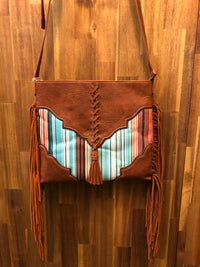 Catchfly Crossbody - Tan With Stripes