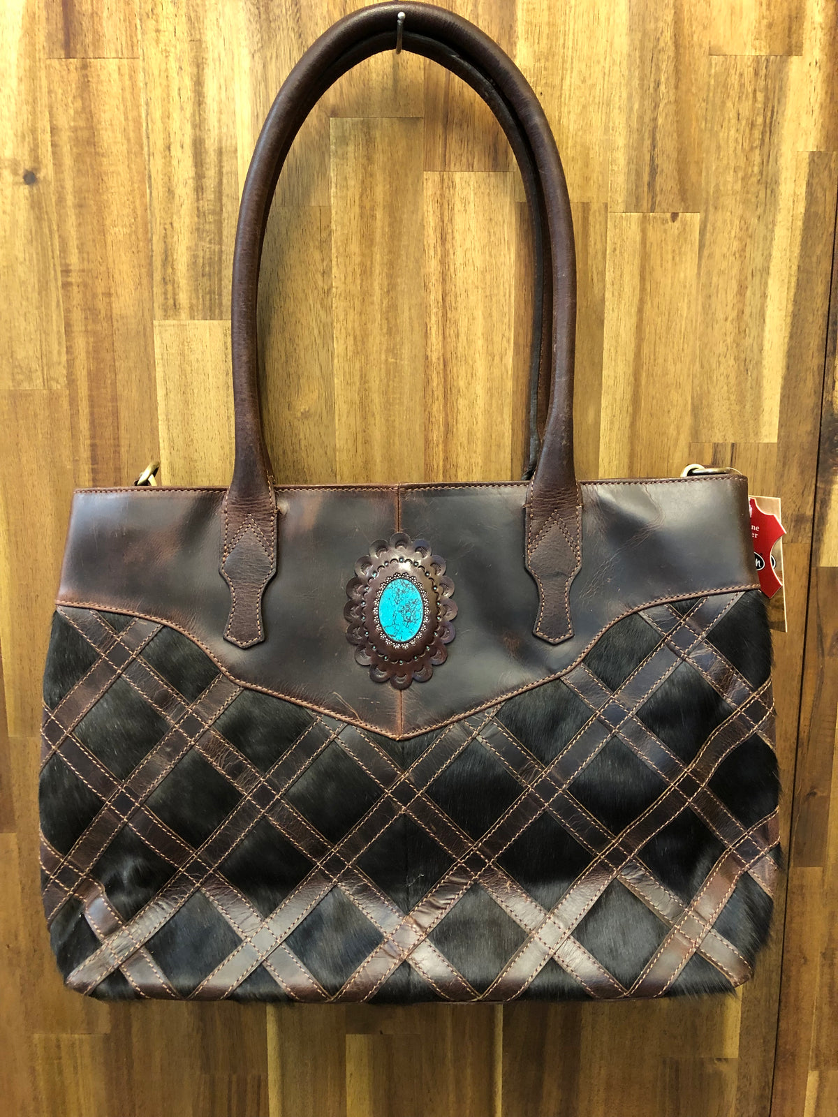 Justin Handbag - Cowhide Laptop Tote