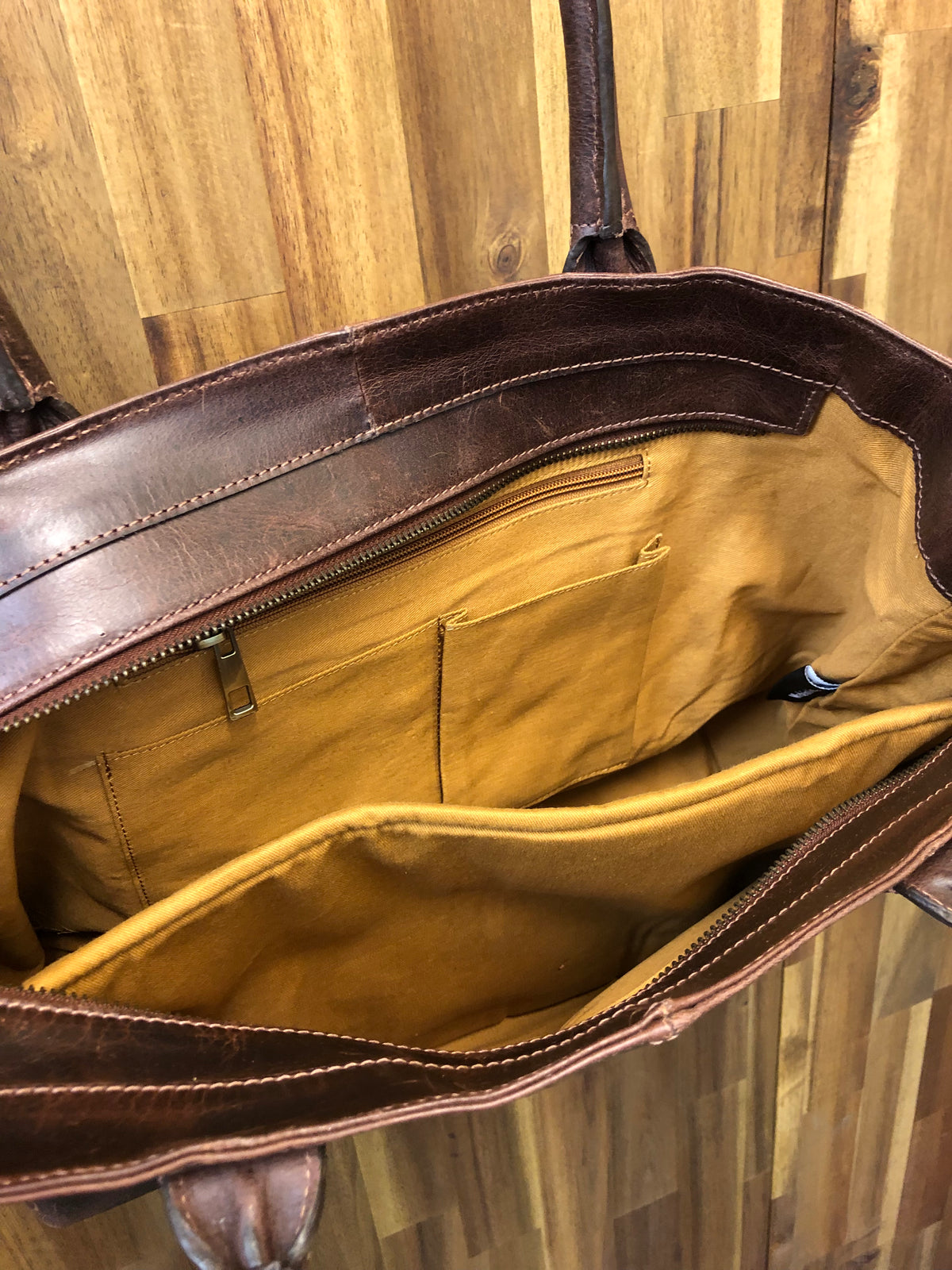 Justin Handbag - Cowhide Laptop Tote