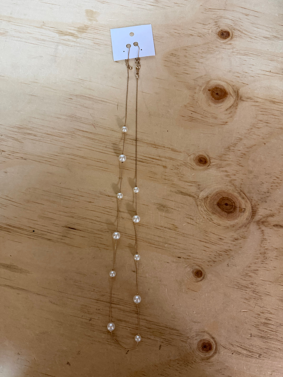 Amelia Necklace  - Gold & Pearl