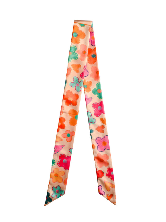Western Twilly Scarf - Spring Patwork Florals