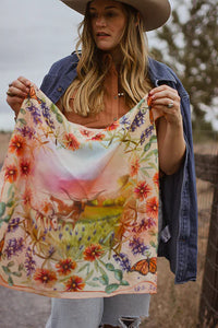 Western Wild Rag - Texas Silk