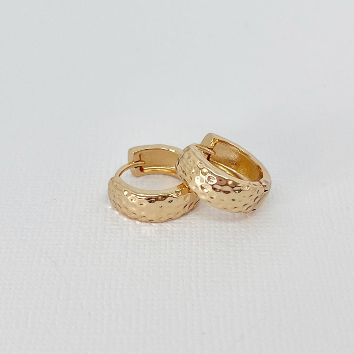 Amanda Hoop Earrings - Gold