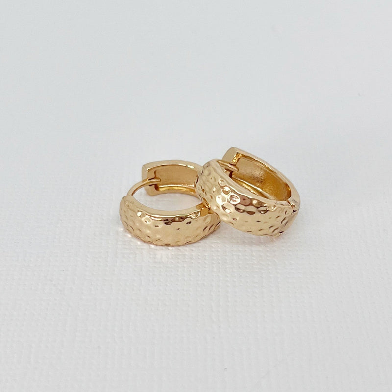Amanda Hoop Earrings - Gold