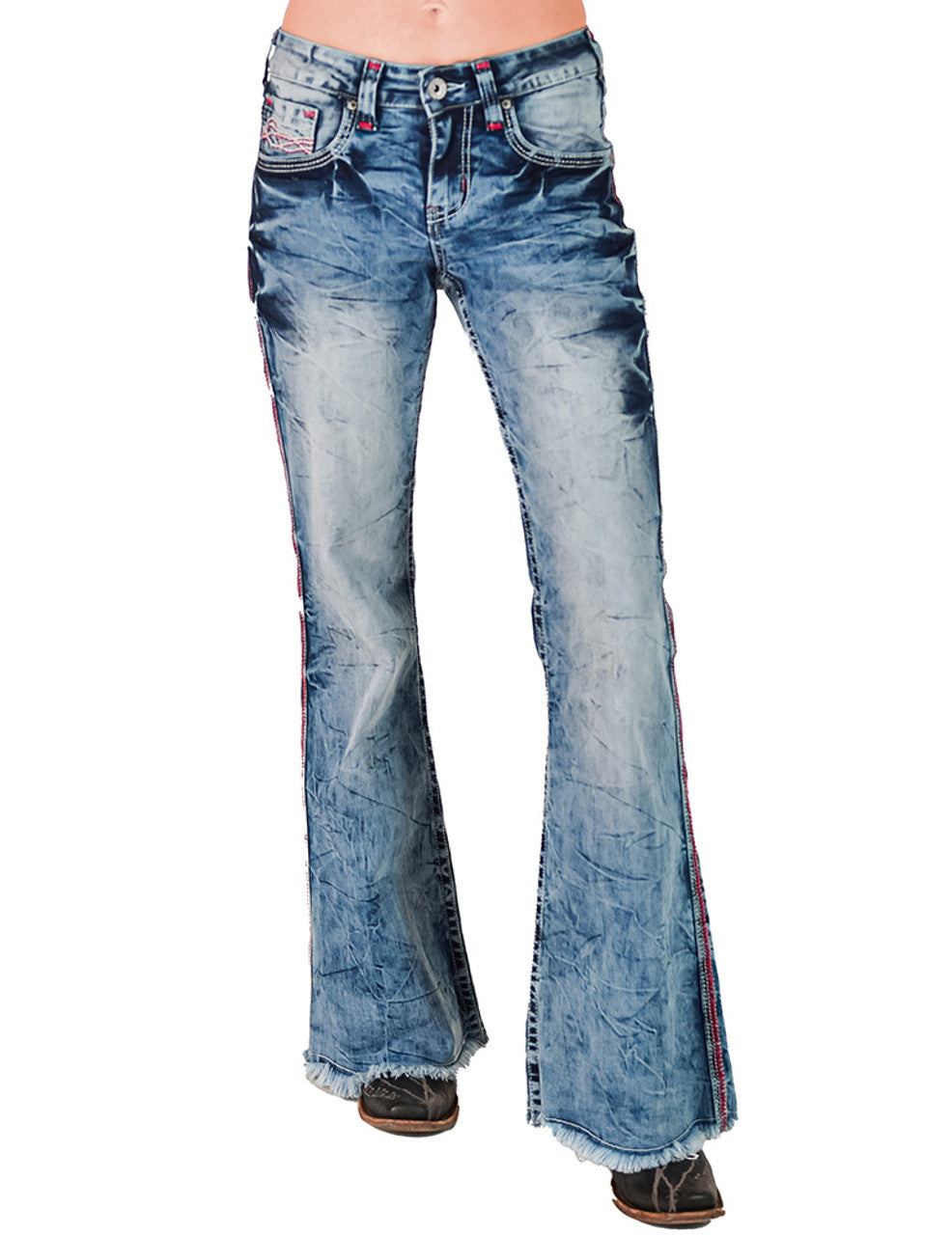 Cowgirl Tuff Jeans - Blazin Red Trouser