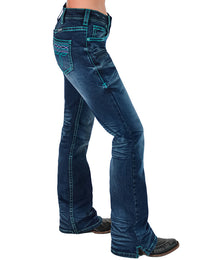 Cowgirl Tuff Jeans - Colorful Bootstitch