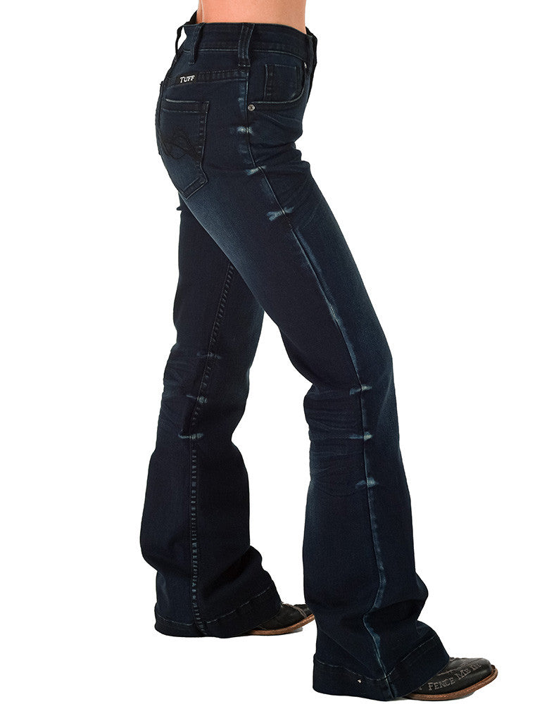 Cowgirl Tuff Jeans - Deep Sapphires