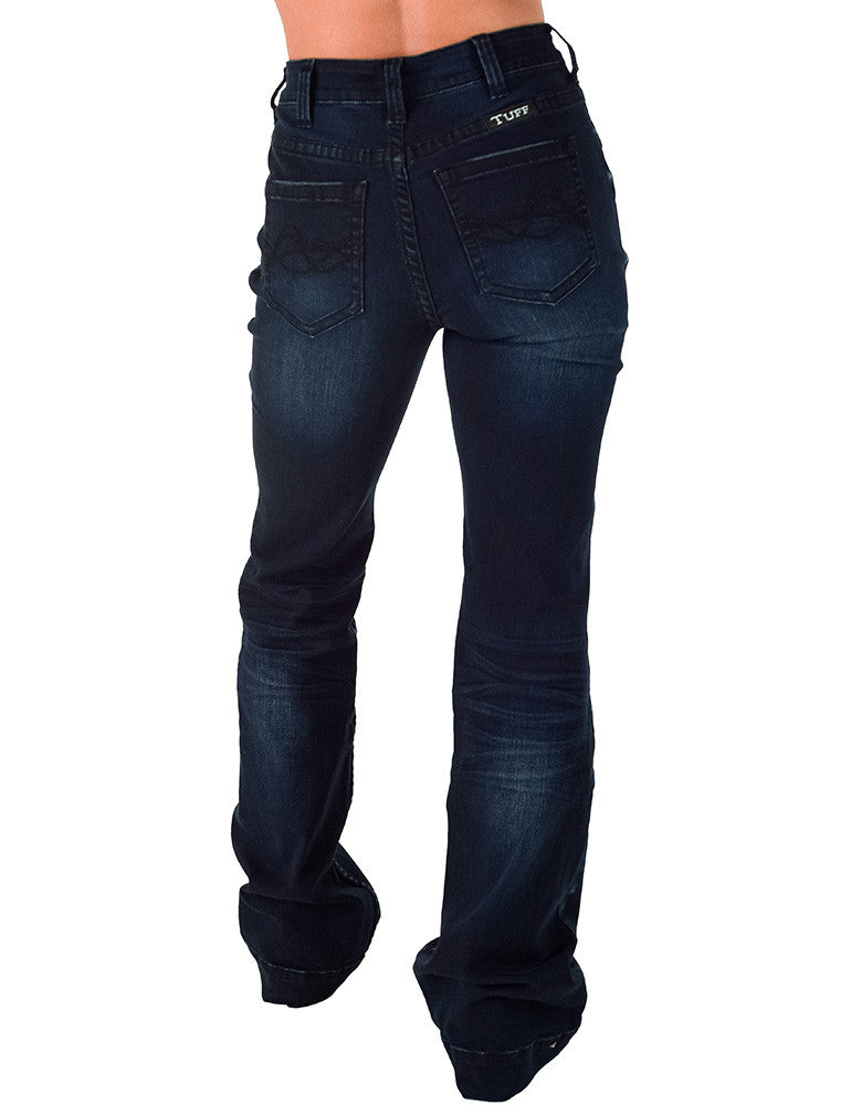 Cowgirl Tuff Jeans - Deep Sapphires