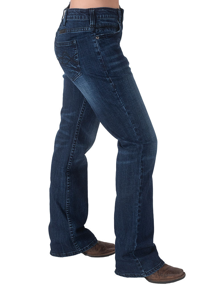 Cowgirl Tuff Jeans - Deep Sapphire