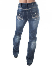 Cowgirl Tuff Jeans - Rusty ZigZag