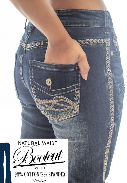 Cowgirl Tuff Jeans - Rusty ZigZag