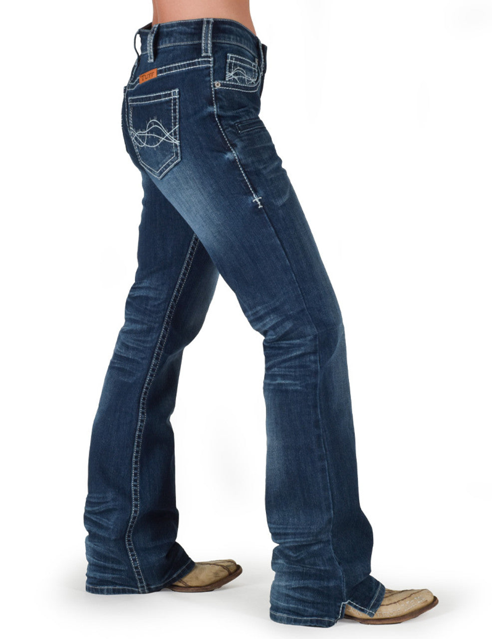 Cowgirl Tuff Jeans - Summit White