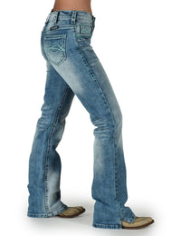 Cowgirl Tuff Jeans - DFMI Turquoise