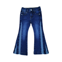Girl's Shea Baby Jeans - Two Toned Denim Jeans