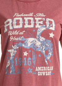 Rock & Roll Women's Printed Tee (LW21T09824)