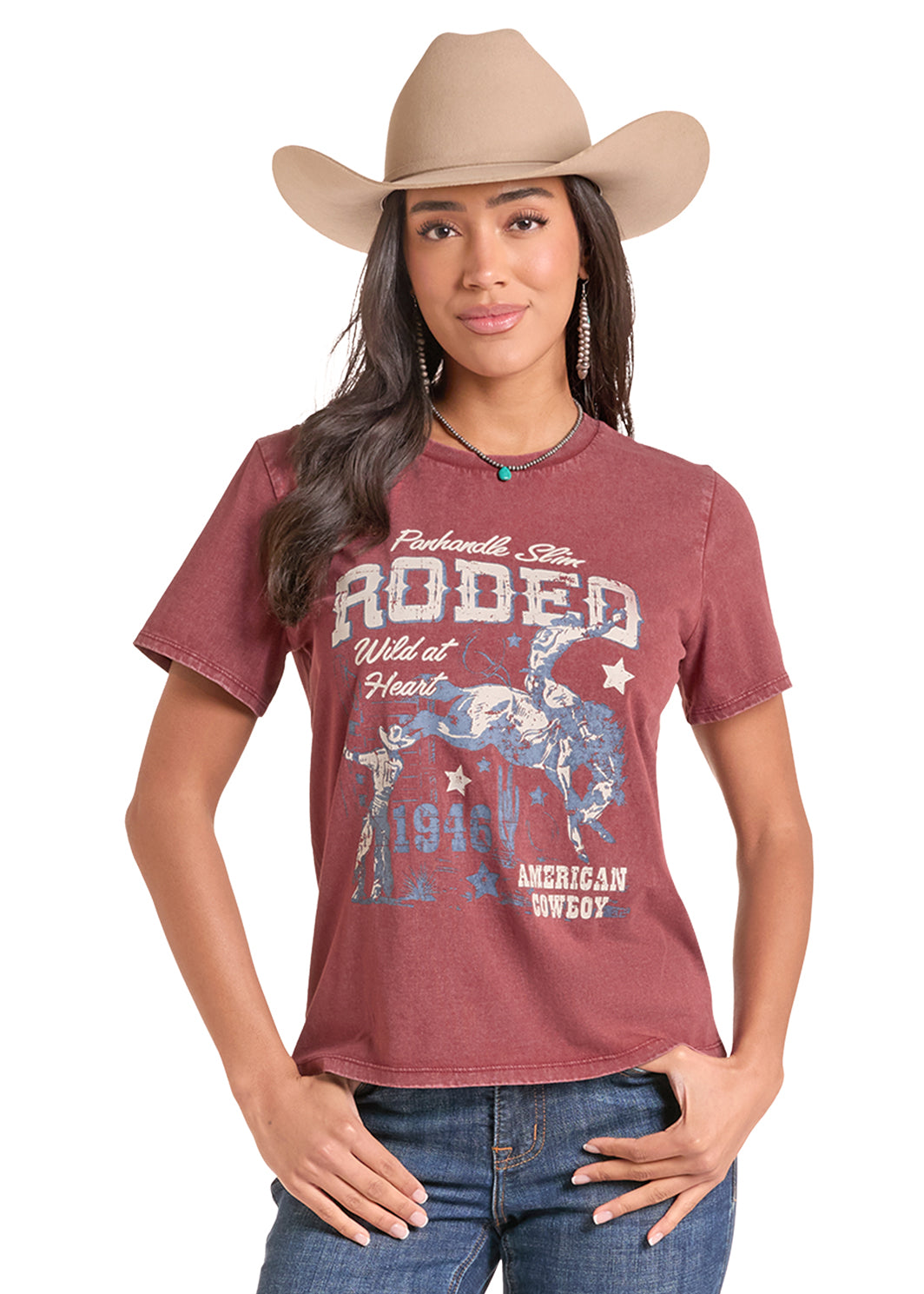 Rock & Roll Women's Printed Tee (LW21T09824)