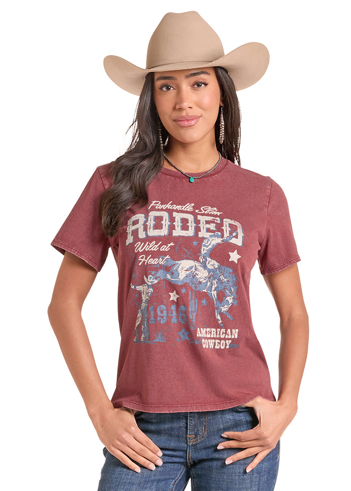 Rock & Roll Women's Printed Tee (LW21T09824)