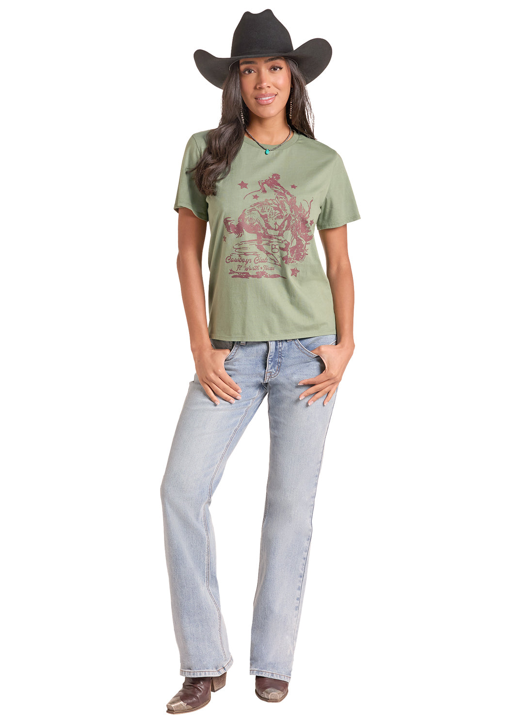 Rock & Roll Women's Printed Tee (LW21T09825)