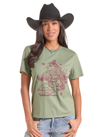 Rock & Roll Women's Printed Tee (LW21T09825)