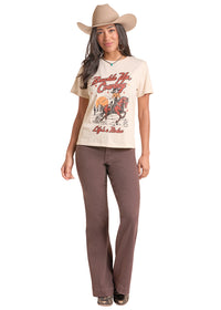 Rock & Roll Women's Printed Tee (LW21T09826)