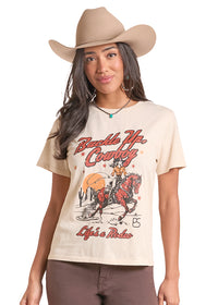 Rock & Roll Women's Printed Tee (LW21T09826)