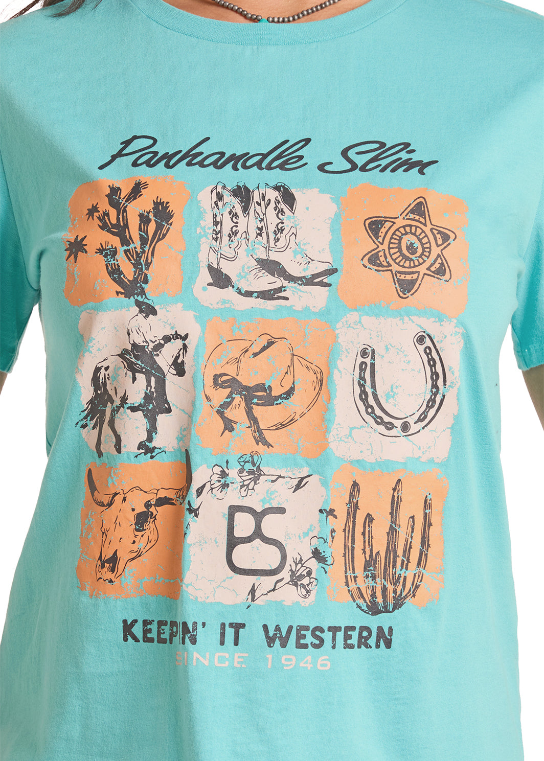 Rock & Roll Women's Printed Tee (LW21T09827)