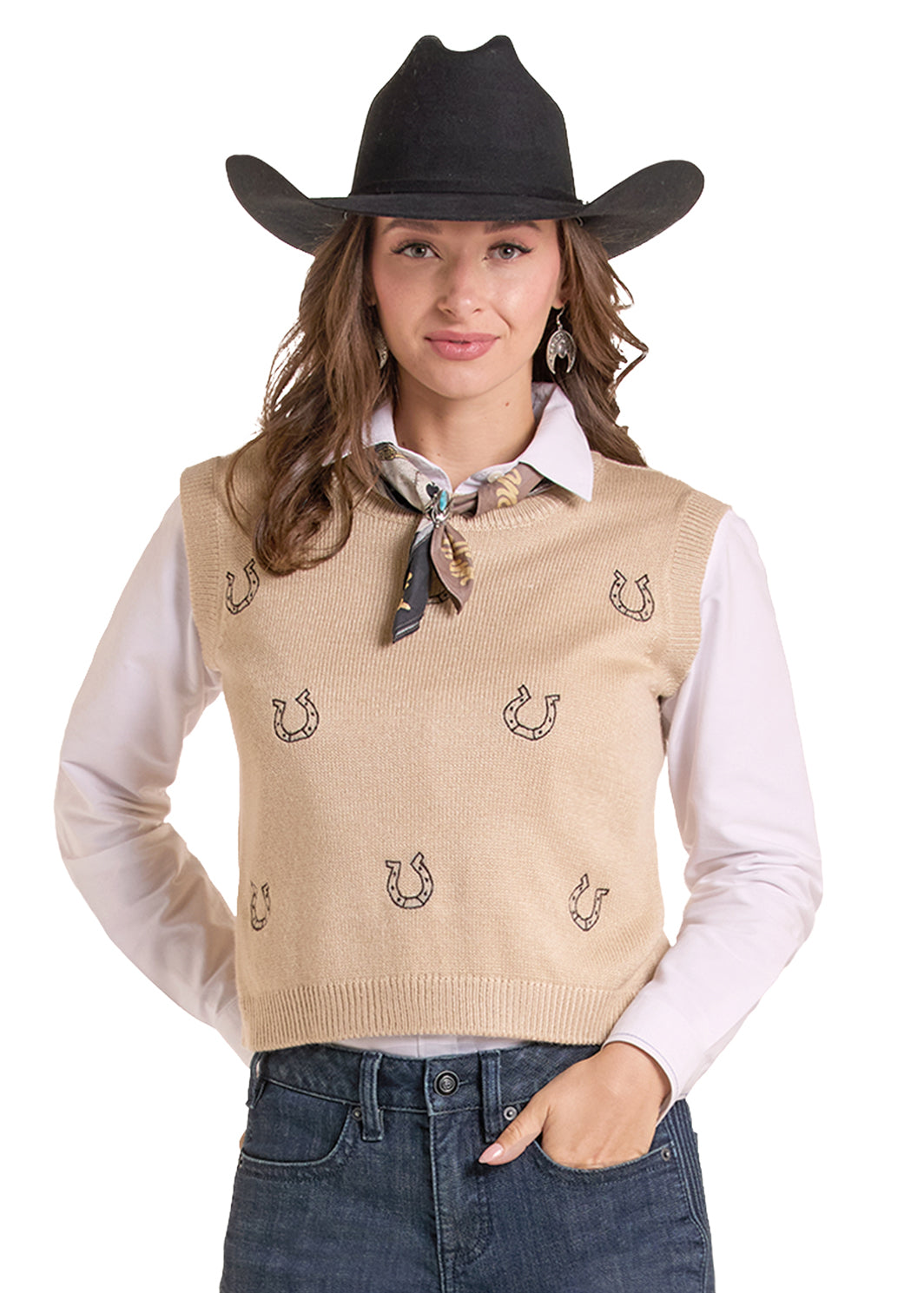 Jordi Vest - Embroidered Horseshoe (LW38T09692)