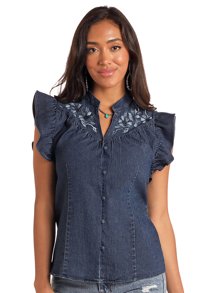 Bradlee Top - Denim