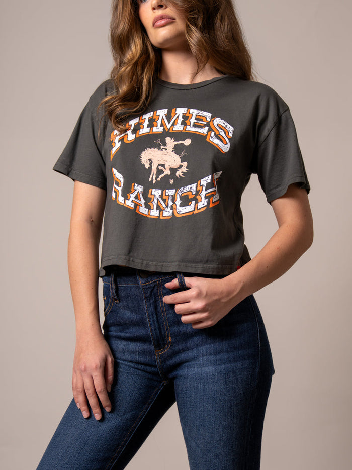 Kimes Ranch Tee - Lucky B Bucking (Pepper)
