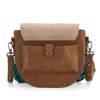 Arizona - Embroidered Fringe Crossbody (Cream)