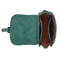 Montana West Aztec Buckle Crossbody Bag - Turquoise