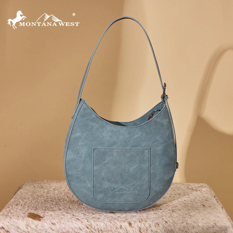 Montana West Aztec Hobo Shoulder Bag - Jean