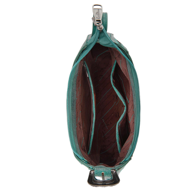 Montana West Aztec Hobo Shoulder Bag - Turquoise