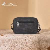 Montana West Aztec Crossbody Bag - Black