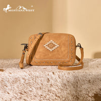 Montana West Aztec Crossbody Bag - Brown