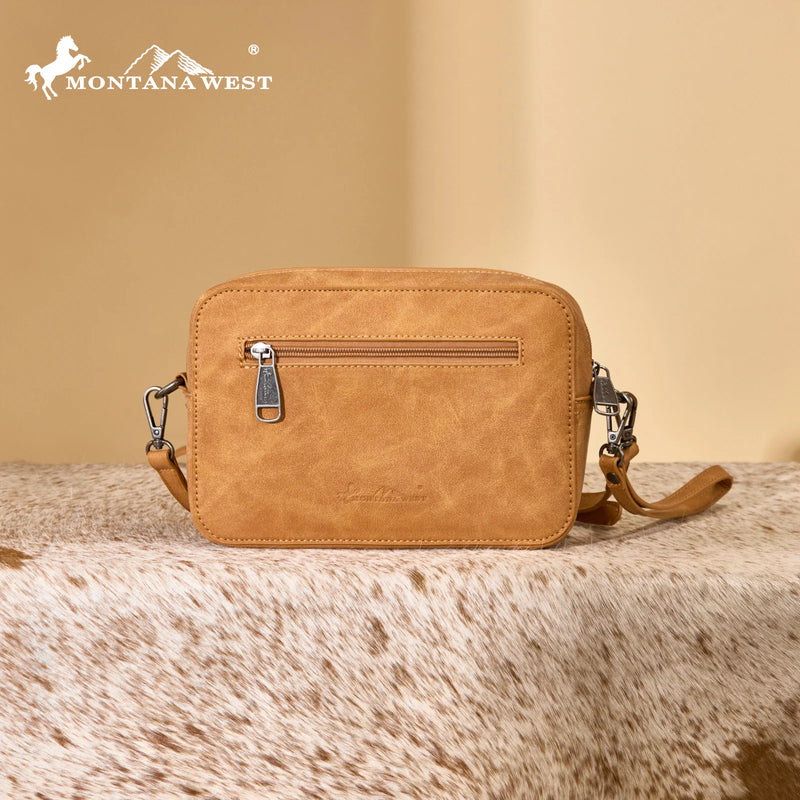 Montana West Aztec Crossbody Bag - Brown
