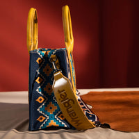 Wrangler Southwest Print Tote - Mustard (WG2203-8120SMU)